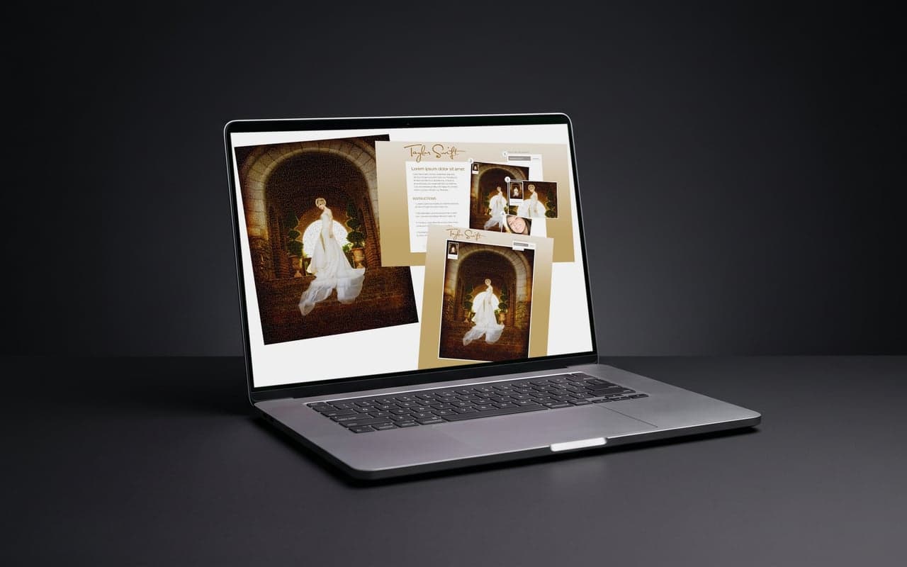 Taylor Swift website mockup