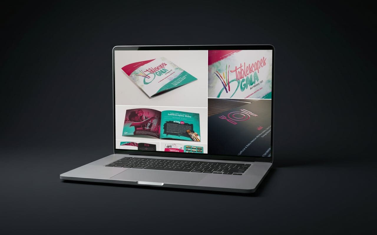 Tulsa Girls Art School website mockup