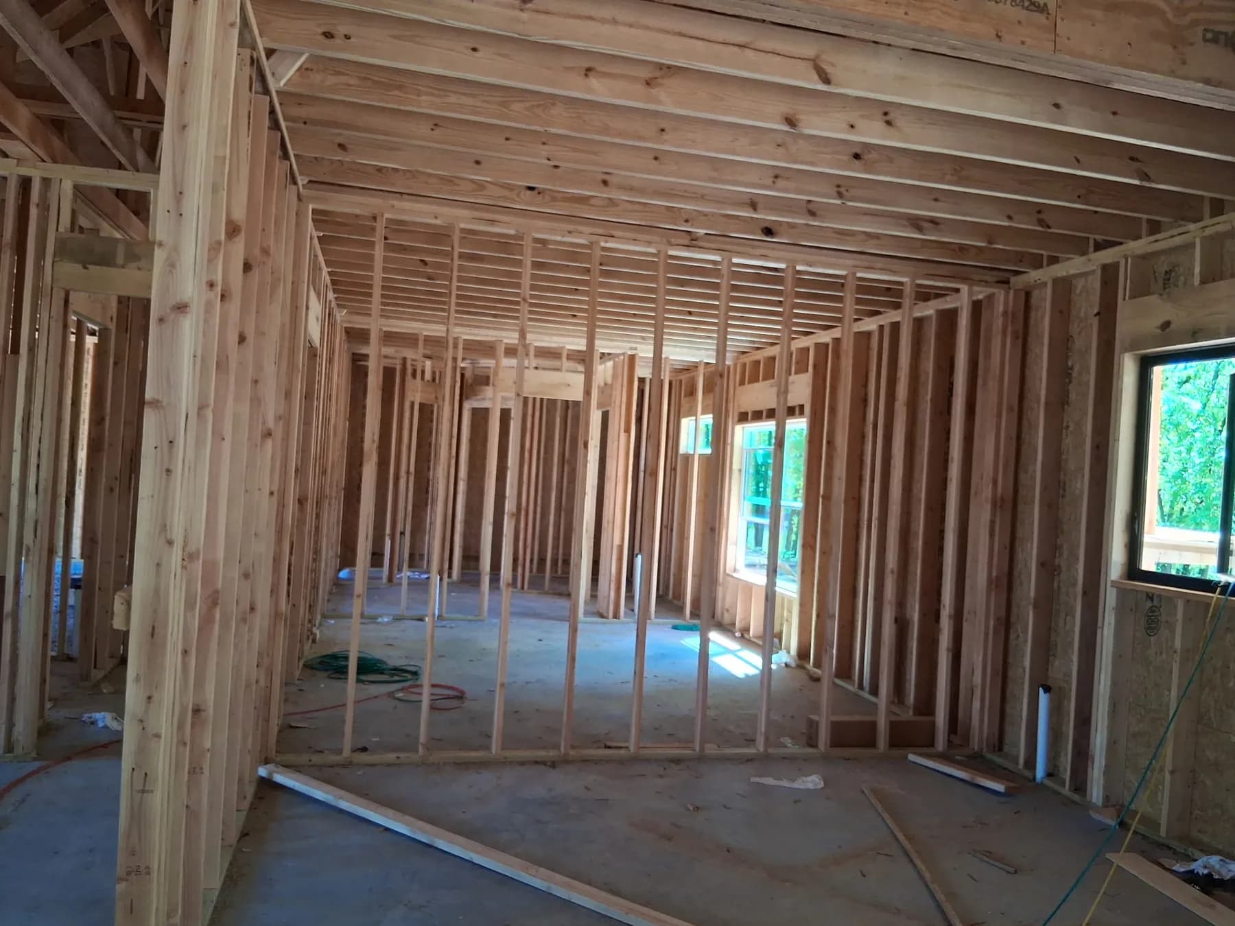 Framing work by Cherock Remodeling